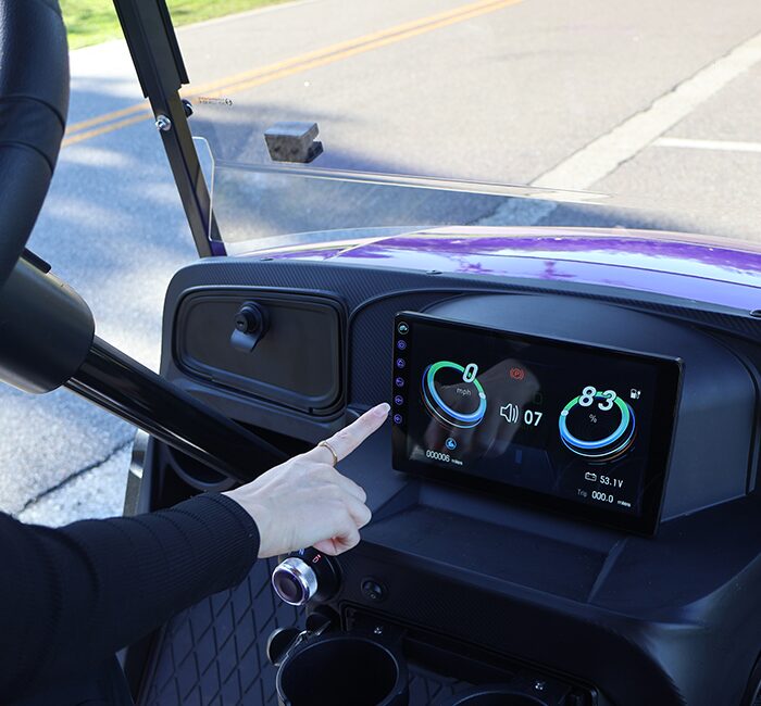 W7 Electric Golf Cart Side View