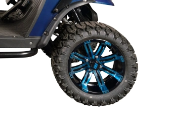 14″ Aluminum Wheel (Black/Blue)