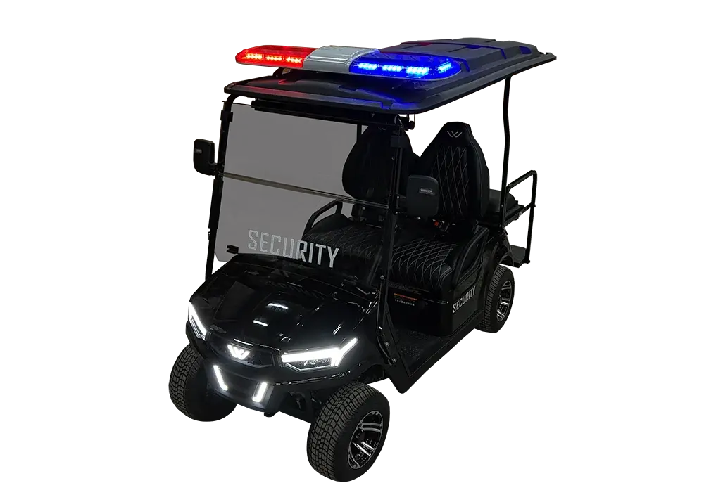 right side view of Security cart